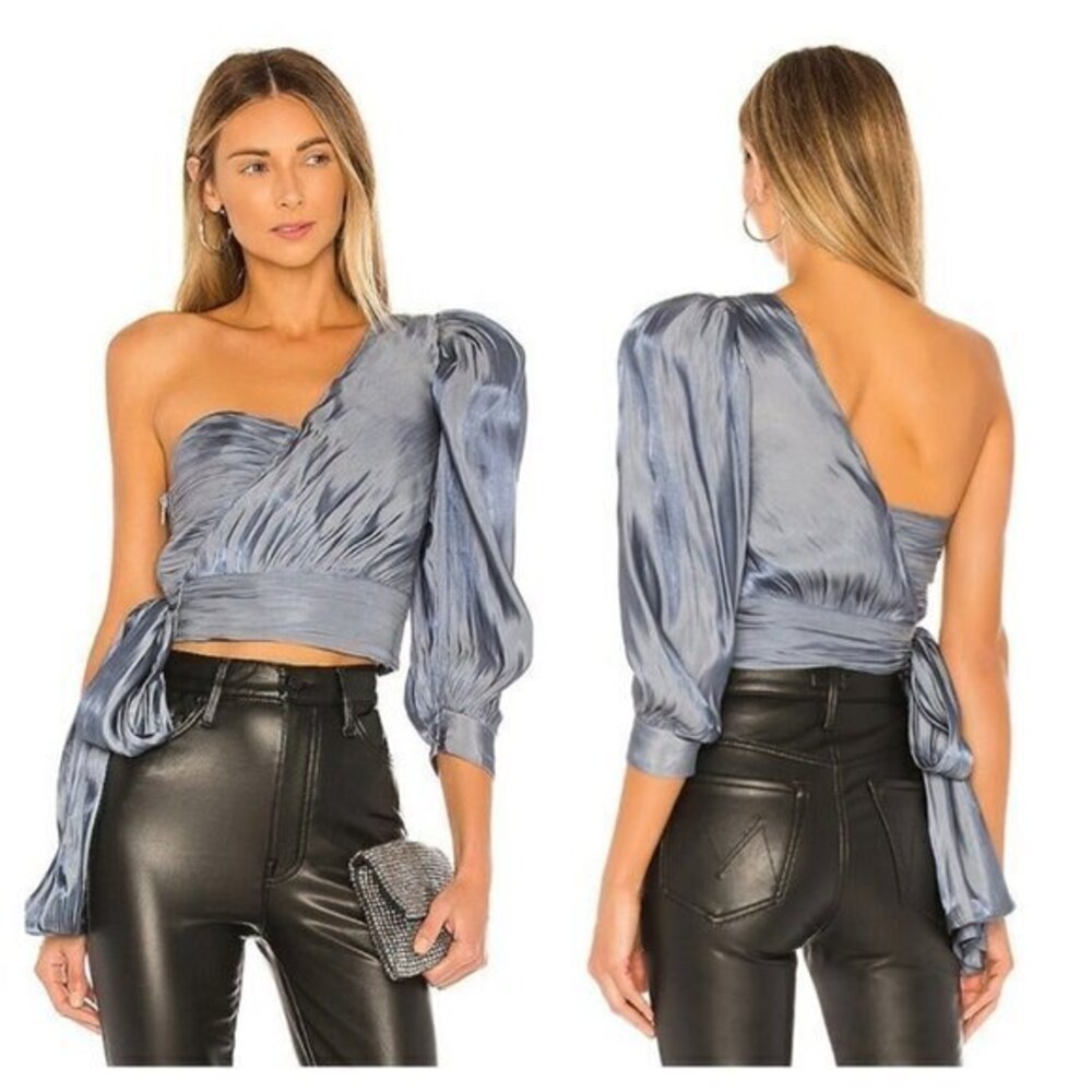 Lovers and Friends Eva Top - Slate Blue
